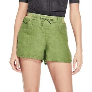 NEW GUESS LEENA LINEN SHORTS SIZE SMALL!!!